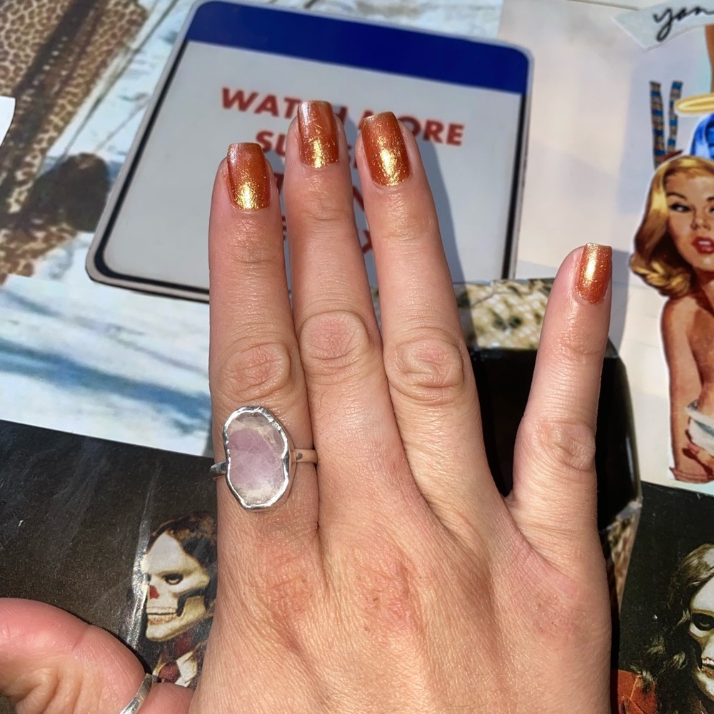 Kunzite Sterling Silver ring
